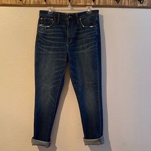 Madewell High Rise Slim Boyjean